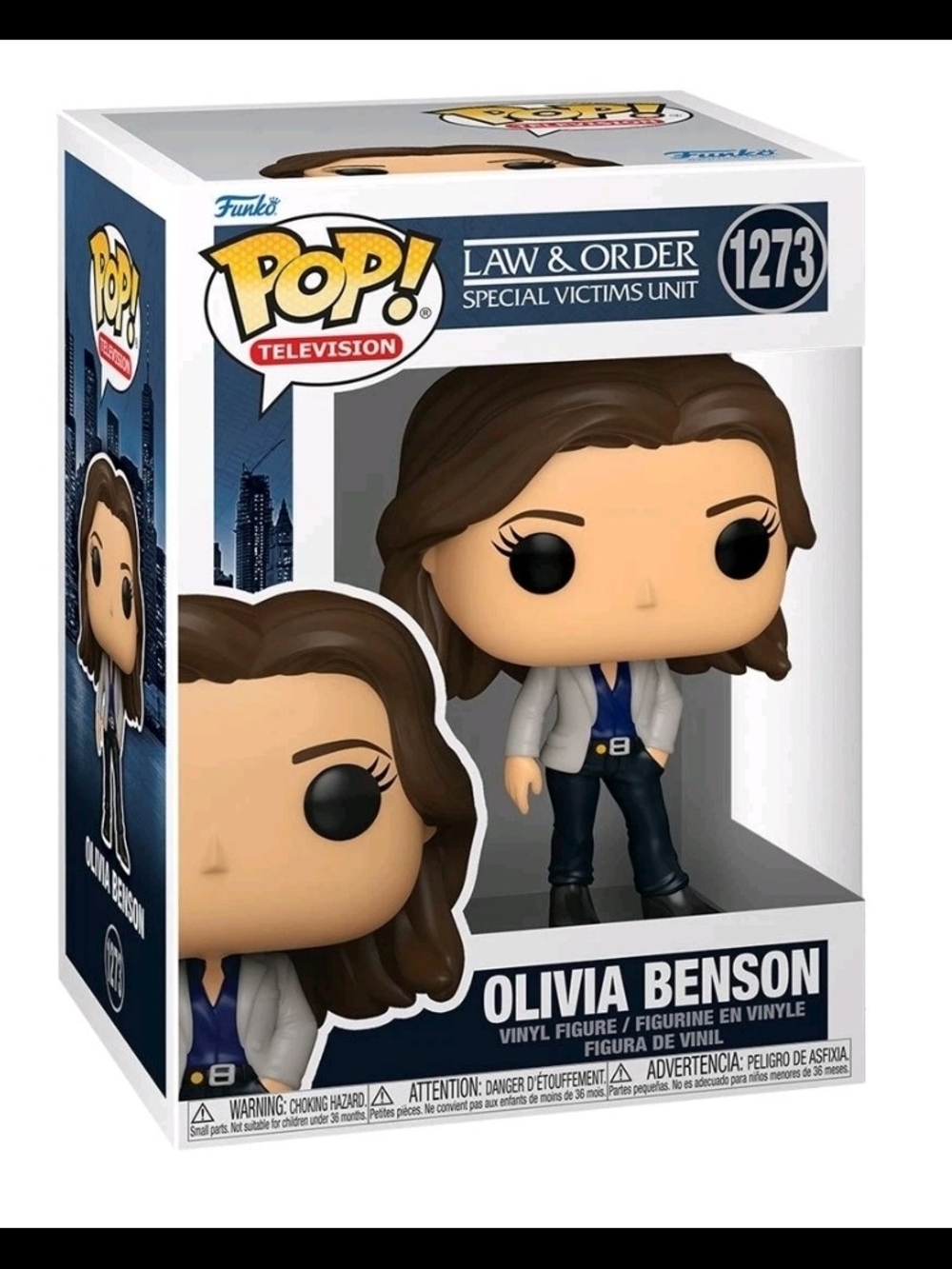 Funko Pop Olivia Benson #1273 Law & Order SVU VAULTED Rare Brand New In Box